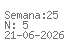 Semana: 25 | N.º5 | Data: 2026-06-21