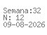 Semana: 32 | N.º12 | Data: 2026-08-09